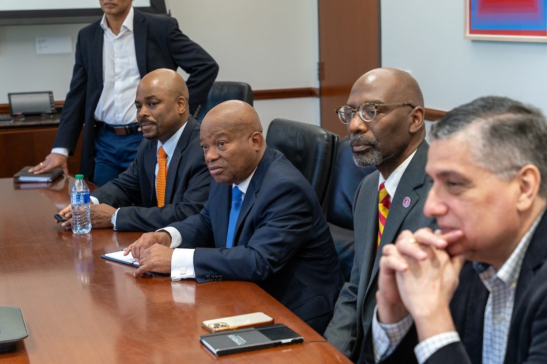 Rice University hosted representatives from Tuskegee University March 27 and 28 to discuss opportunities regarding academic and research collaborations.