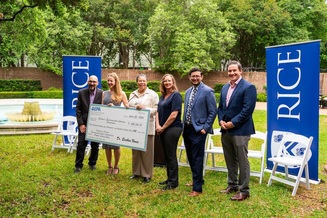 EPA event and check presentation at RIce