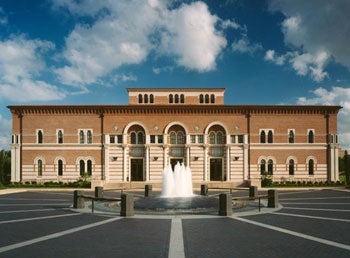 Baker Hall, home of Rice's Baker Institute for Public Policy