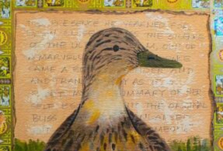 “Jim Blackburn and Isabelle Chapman’s ‘Virus Vigil Day 112: Mottled Duck’