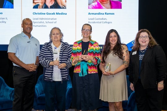 Staff Council award recipients photo