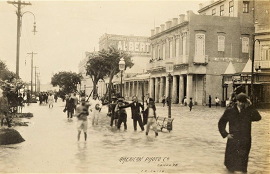Ciclon 1910 La Habana
