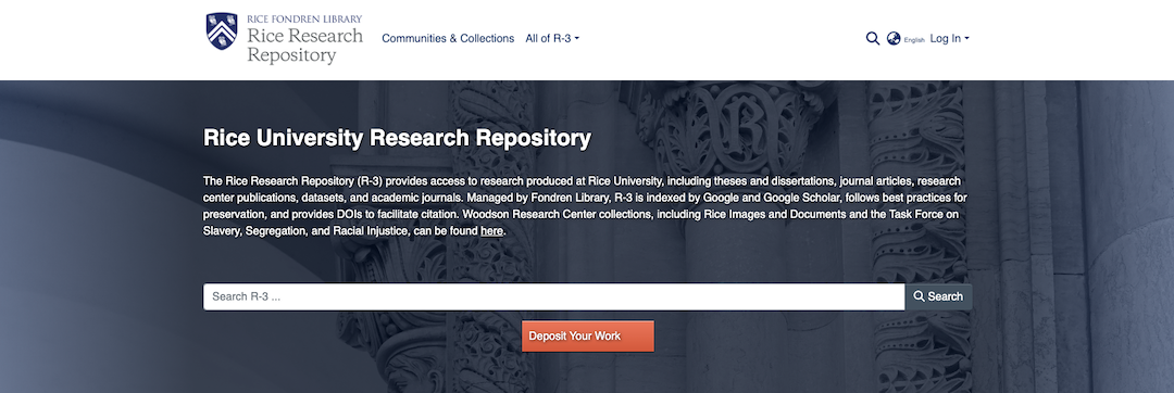 Fondren Library is relaunching the digital platform it uses to make accessible and preserve Rice University research under a new name and with new features.