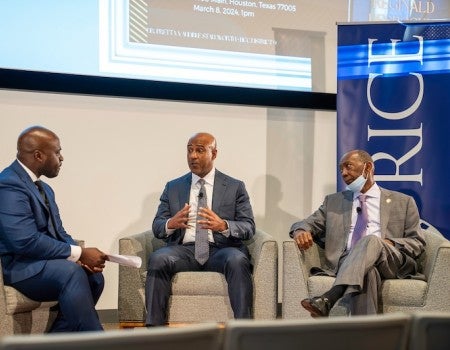 Rice President Reginald DesRoches recently participated in a TEDx Talk where he joined community leaders in a discussion on men’s health and the challenges of leading during a health crisis.