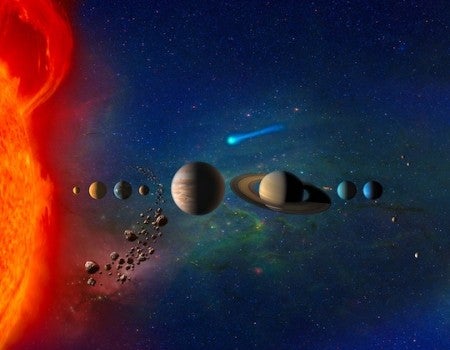 Illustration of the Solar System. NASA