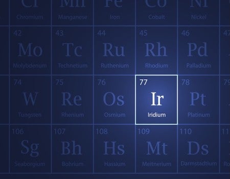 Iridium Stock Photo