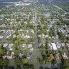 An aerial view shows extensive flooding from Harvey in a residential area in Southeast Texas, Aug. 31, 2017. (Air National Guard photo by Staff Sgt. Daniel J. Martinez)