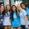 Rice students ensured a memorable O-Week for all. (Photo by Jeff Fitlow)