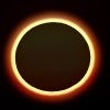 Photo of an annular solar eclipse. Photo credit: 123rf.com