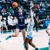 Following back-to-back conference road wins last week against East Carolina University and Tulane University, the Rice women’s basketball team is now tied for first place in its first year in the American Athletic Conference.