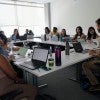 Graduate and prospective graduate students take part in a hands-on session during the STaRT@Rice program, which offered training in statistical methods, data visualization and other research tools.