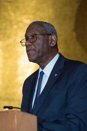 Smith, associate provost over the Office of Diversity and Inclusion and adjunct professor of sociology, has committed himself to helping others achieve success. (Photo by Jeff Fitlow)