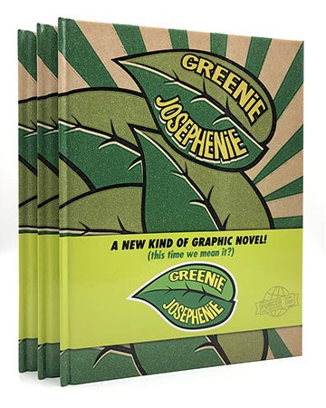 The just-released “Greenie Josephenie” follows a part-plant superheroine fighting evil global oligarchs in a world ruled by 12 beverage conglomerates.