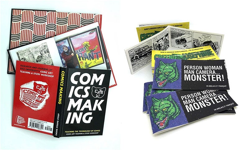 Sperandio is releasing three books this year, including "Comics Making" and "Person, Woman, Man, Camera, Monster."