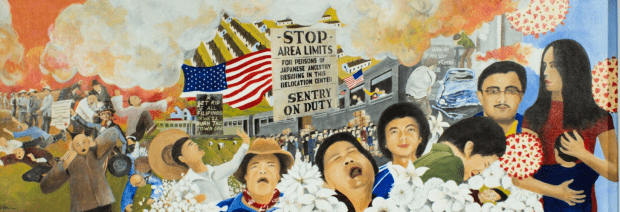 Sherry Tseng Hill, 'Forgive but not Forget,' 2020, acrylic on canvas, 48 x 18 in., courtesy of the artist.