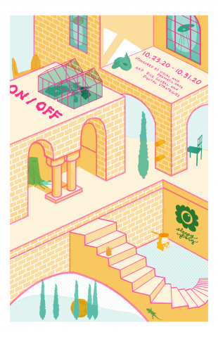 A scavenger hunt leading to hidden sculpture gardens across campus is only one of the interactive elements of ON/OFF, a student art show running through Oct. 31.