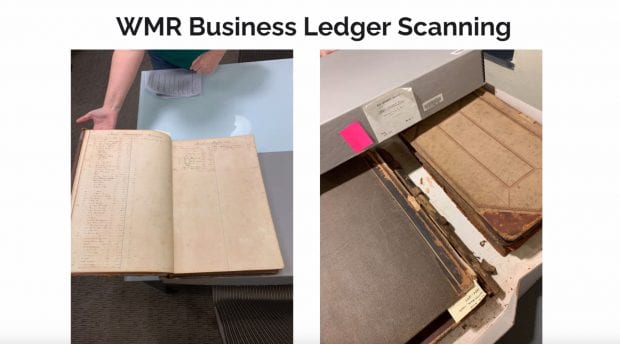 William Marsh Rice's business ledgers were digitized by the Woodson team.