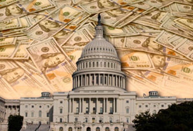 Capitol with money behind it