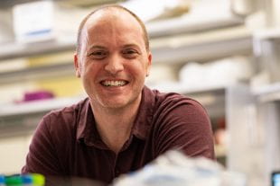 Jordan Miller is an assistant professor of bioengineering at Rice University (Photo by Jeff Fitlow/Rice University)