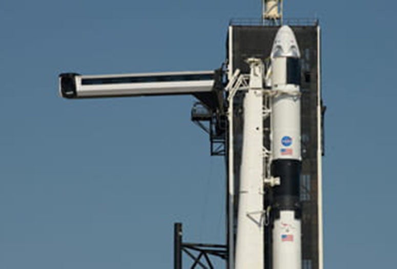 Space X craft launching