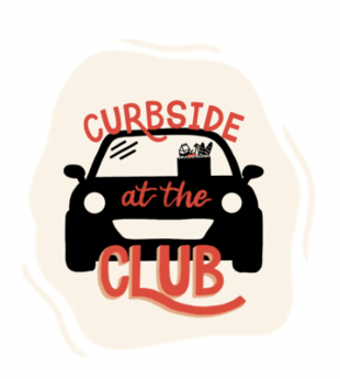 Curbside at the club illustration