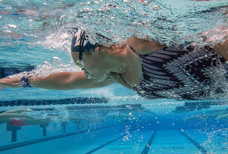 Lettenberger will compete in the 400-meter freestyle in the S7 classification in Tokyo. (Photo by Brandon Martin)