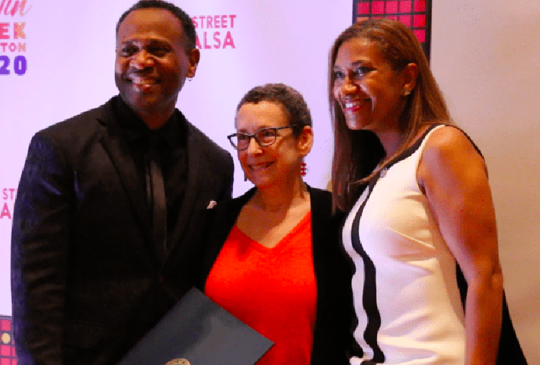 (Pictured from left: Raul Orlando Edwards, Paula Sanders and Letitia Plummer.)