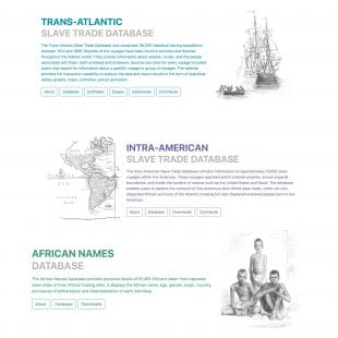The SlaveVoyages.org database draws on four decades of research across five continents. Now hosted by Rice, it's the world's largest repository of information about the trans-Atlantic and intra-American slave trades.