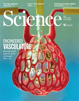 May 3 issue of Science features a breakthrough bioprinting technique developed by Rice University