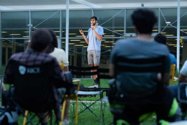 Senior Vikram Aggarwal and junior Keshav Wagle, both at Hanszen College, taught one of this year’s most popular student-run courses, Stand-Up (Comedy) for Yourself, which closed out its semester — appropriately enough — with a May 3 comedy show featuring the students’ own routines.