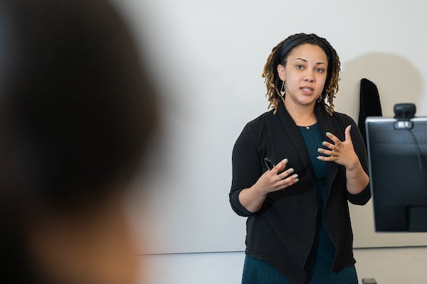 Danielle King, an assistant professor of psychological sciences and one of the distinguished faculty lecturers for STaRT@Rice