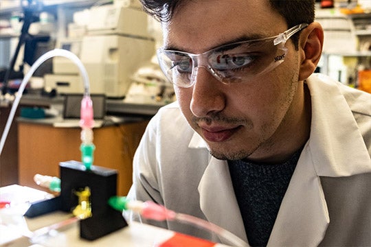 Rice University bioengineering graduate student Bagrat Grigoryan