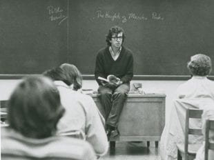 Larry McMurty teaching at Rice