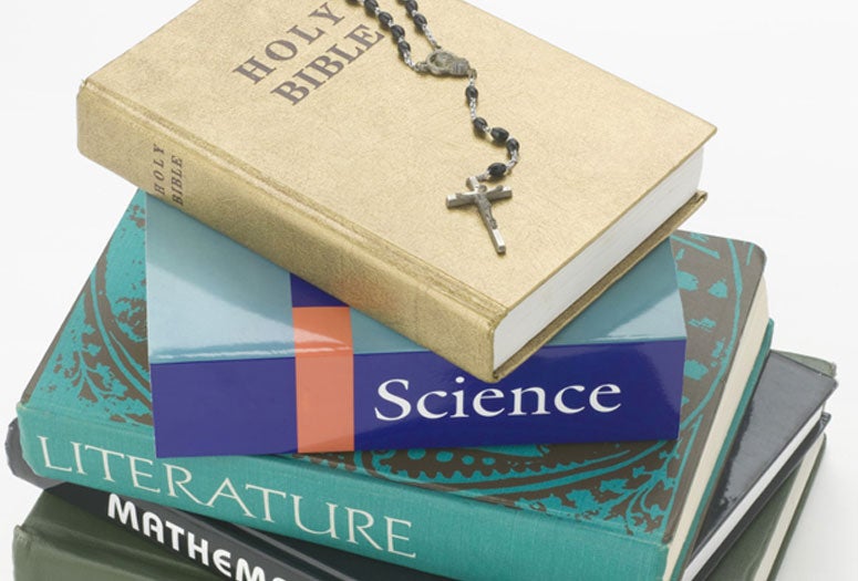 Bible, Science, Literature and Math books