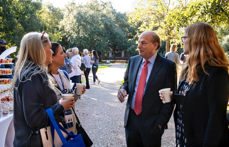 Family Coffee with Campus Leaders brought together parents and alumni Oct. 29