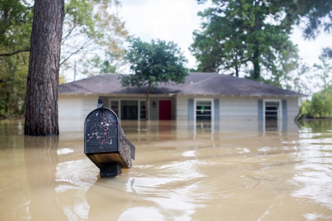 Photo of flooded home. Photo credit: Kinder Institute. 
