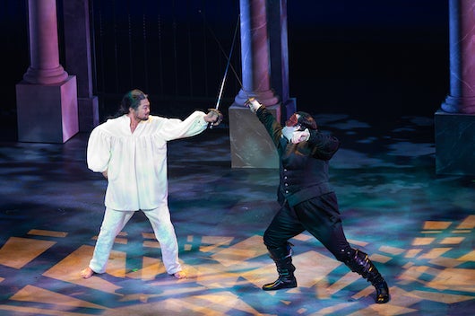 A scene from "Don Giovanni." Photo by Jeff Fitlow. 