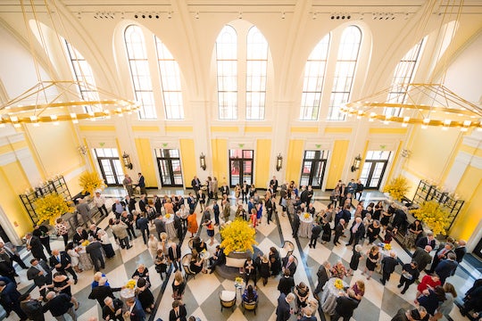 A view of the Grand Foyer during the event.