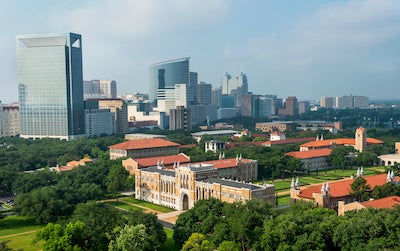 Rice and the med center