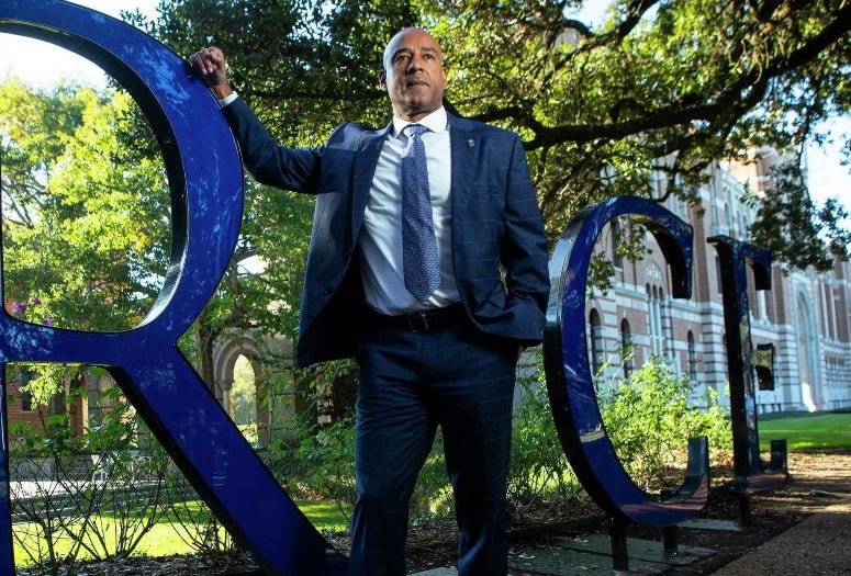 Rice University President Reginald DesRoches encourages the campus community to participate in the annual fundraising campaign for The United Way.