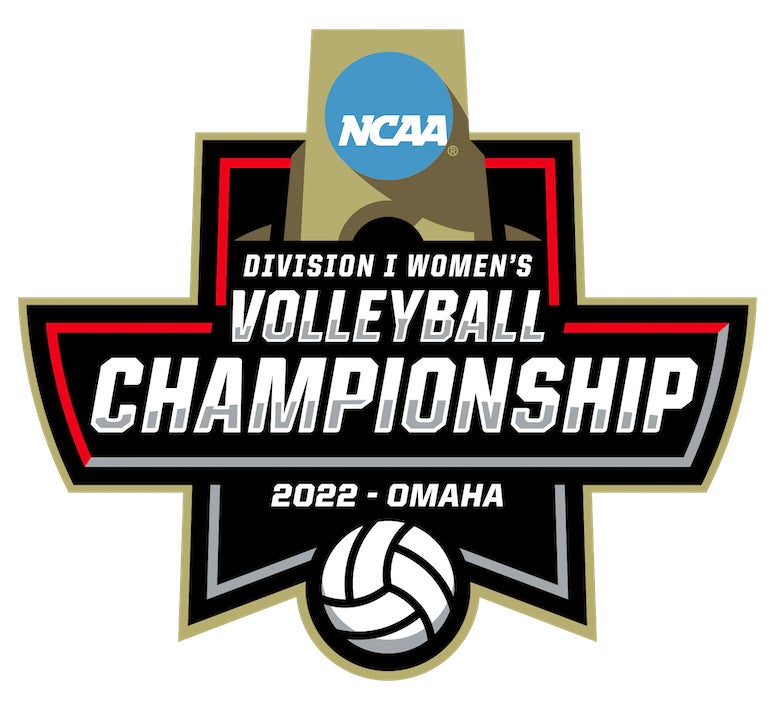 The 2022 NCAA Division I Women's Volleyball Championship logo.