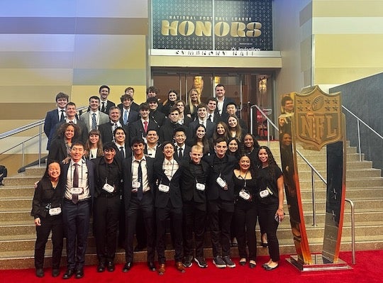 Rice students at NFL Honors
