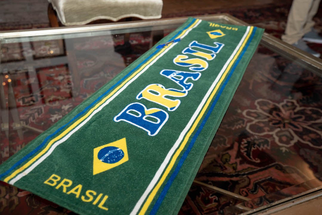 Brazil banner from Brasil@Rice 10 year anniversary event