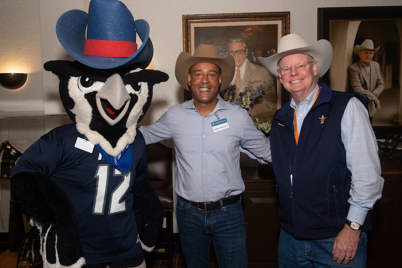 Sammy, Reggie and rodeo president