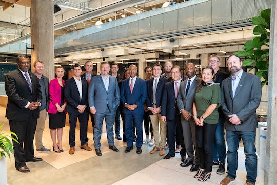 Group photo at Ion