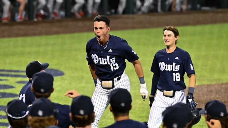 Jack Riedel blasted a pair of three-run homers, Ben Royo added a three-run clout of his own to put Rice ahead to stay and Guy Garibay Jr. chipped in with a two-run blast as Rice closed out the 2023 Silver Glove Series with a 13-7 win over Houston on May 10. 