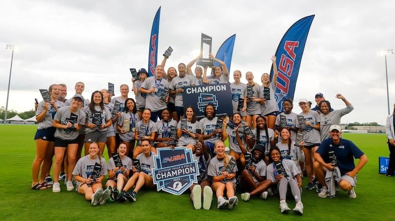 The Rice women's track and field team won its first outdoor title since 2016 at the 2023 Conference USA Championships in Denton, Texas.