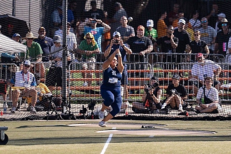 Tara Simpson-Sullivan represented the Rice women's track and field team with a strong performance at the NCAA Championships in Austin, Texas, placing fifth in the hammer throw.