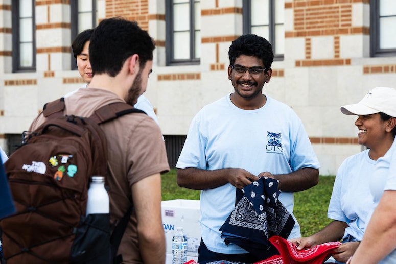 About 600 new graduate international students were welcomed to Rice during a welcome dinner hosted by the Office of International Students and Scholars (OISS) Aug. 16.