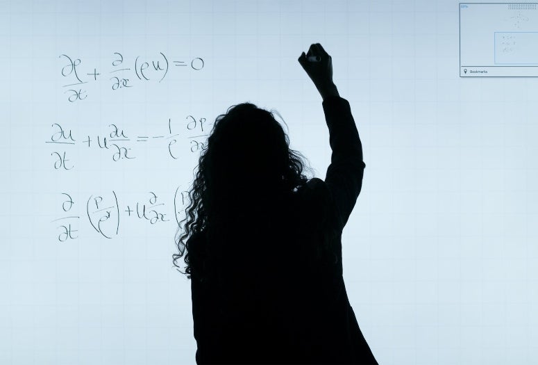 Math on a whiteboard